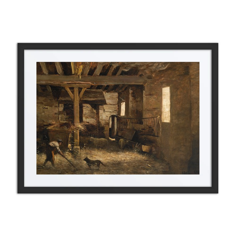 An Interior of a Barn