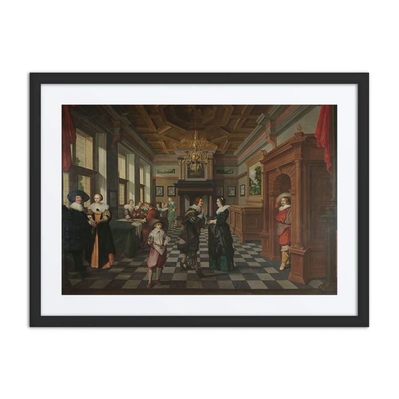 An Interior with Figures