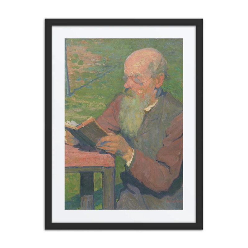 An Old Man Reading