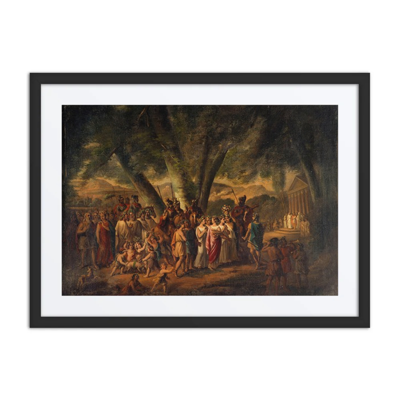 Ancient Procession Towards a Temple