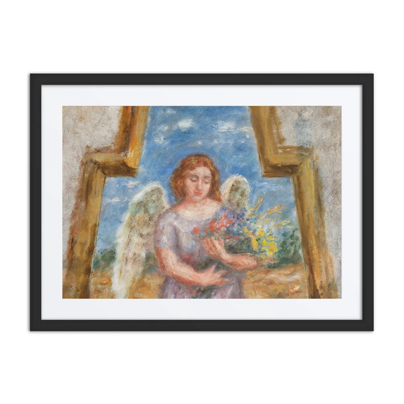 Angel with Flowers and Grain