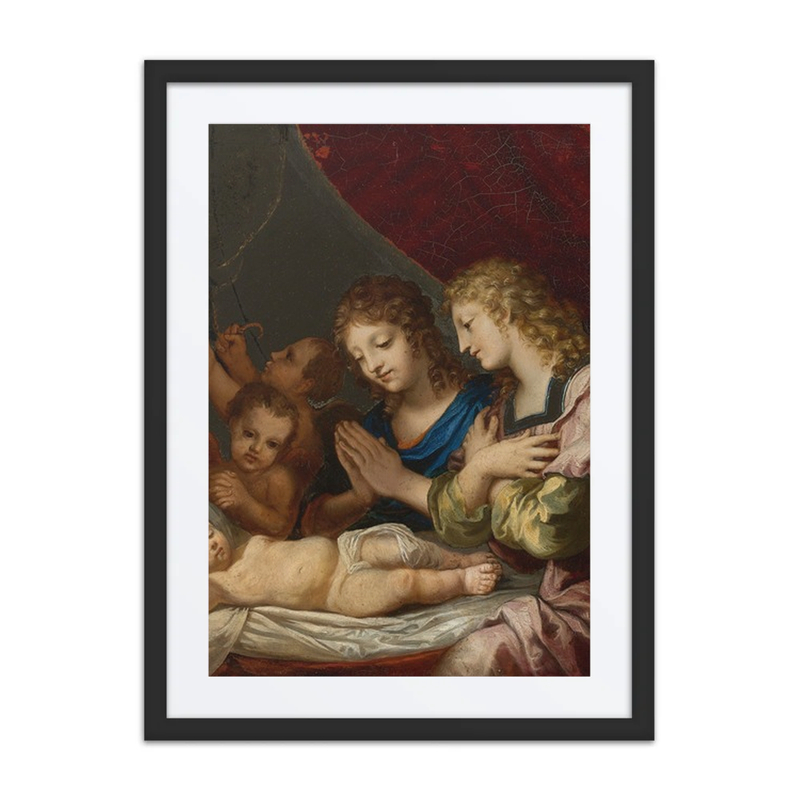 Angels Adoring the Sleeping Christ