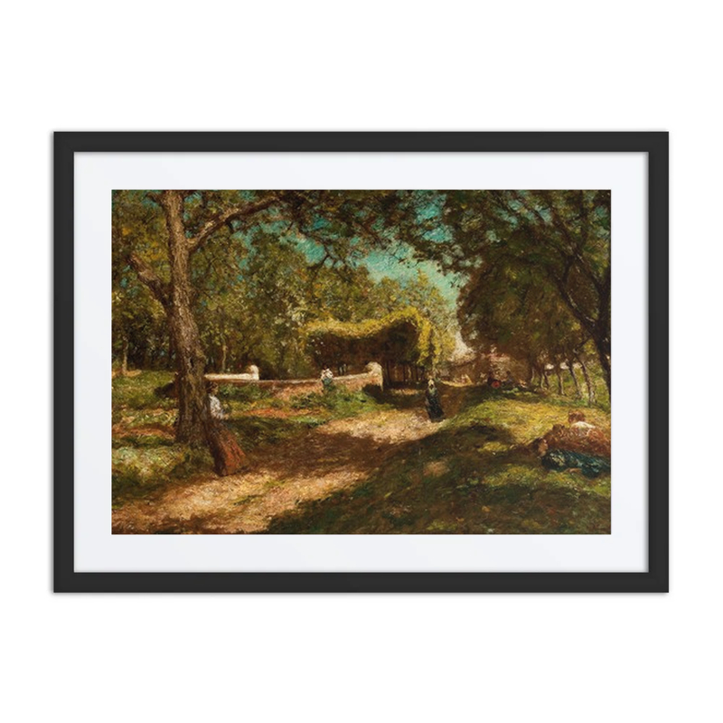 Animated Landscape with Small Figures