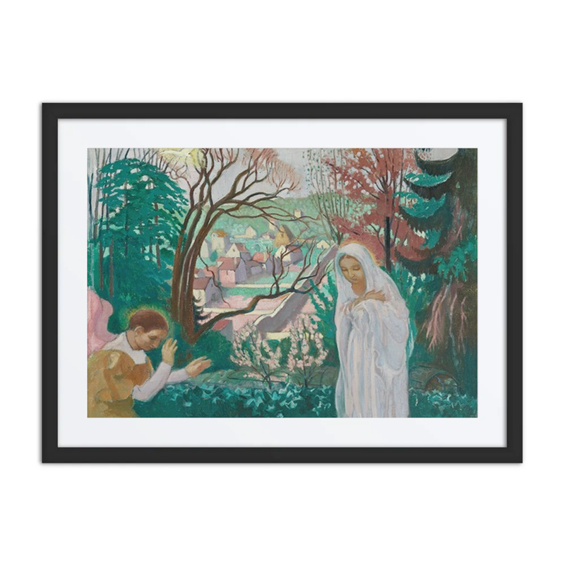 Annunciation in a Spring Garden