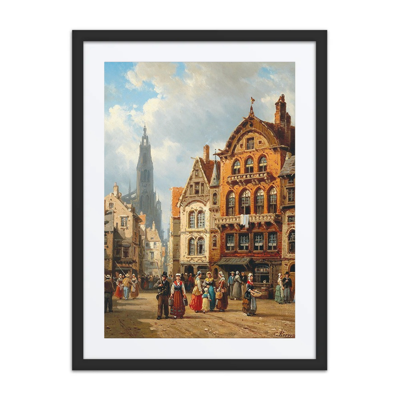 Antwerp Street Scene