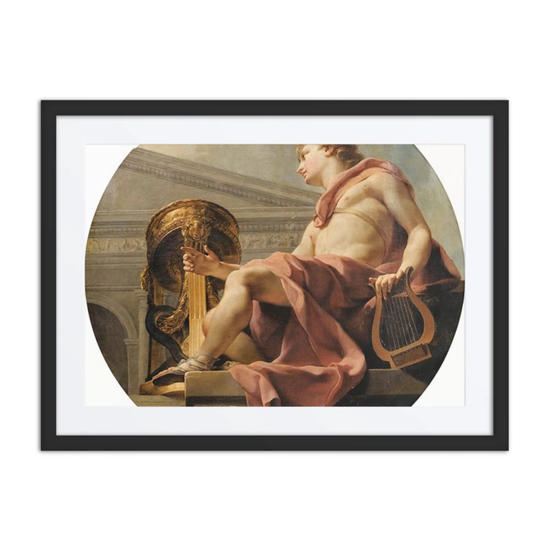 Apollo Seated Holding a Lyre