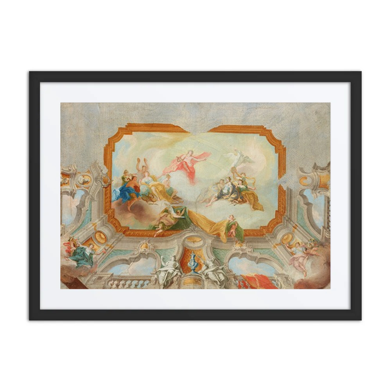 Apollo with the Muses – Project for a Plafond