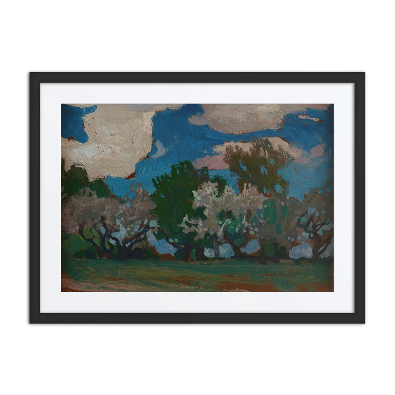 Apple Trees in Blossom