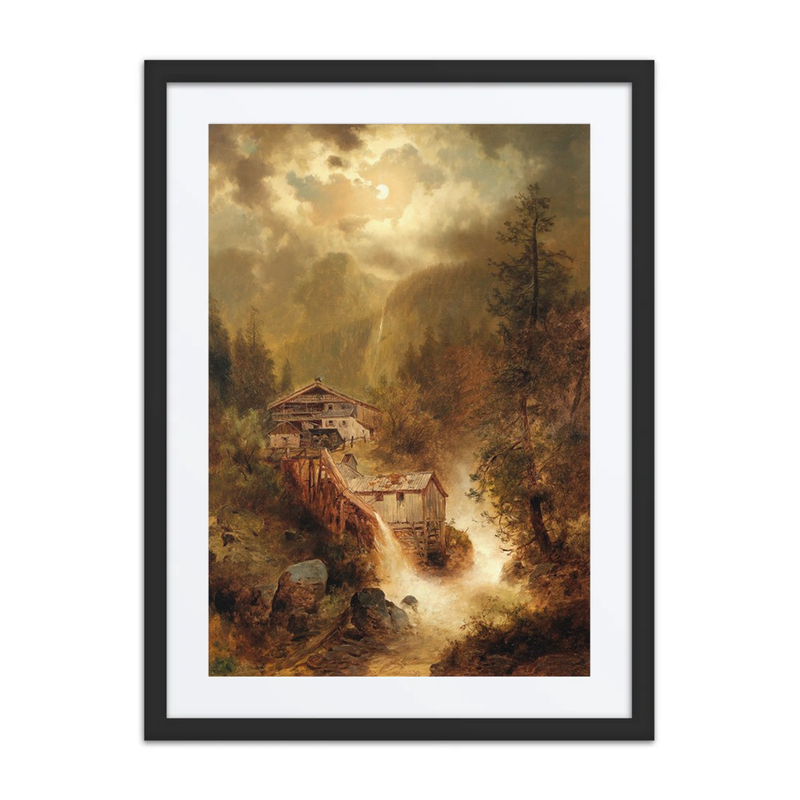 Approaching Storm in the High Mountains