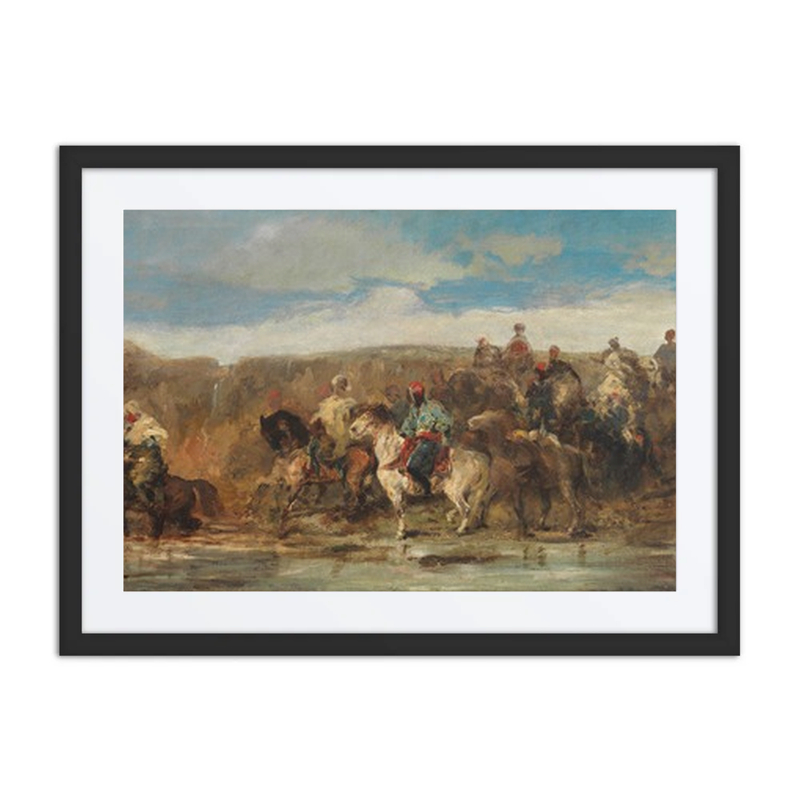 Arab Riders by the River