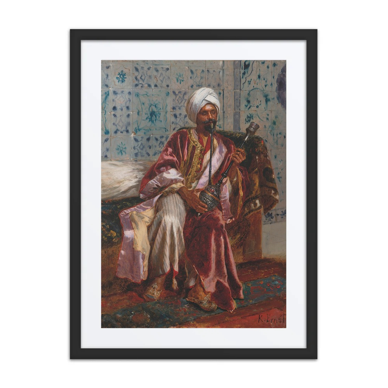 Arab Smoking a Nargilah