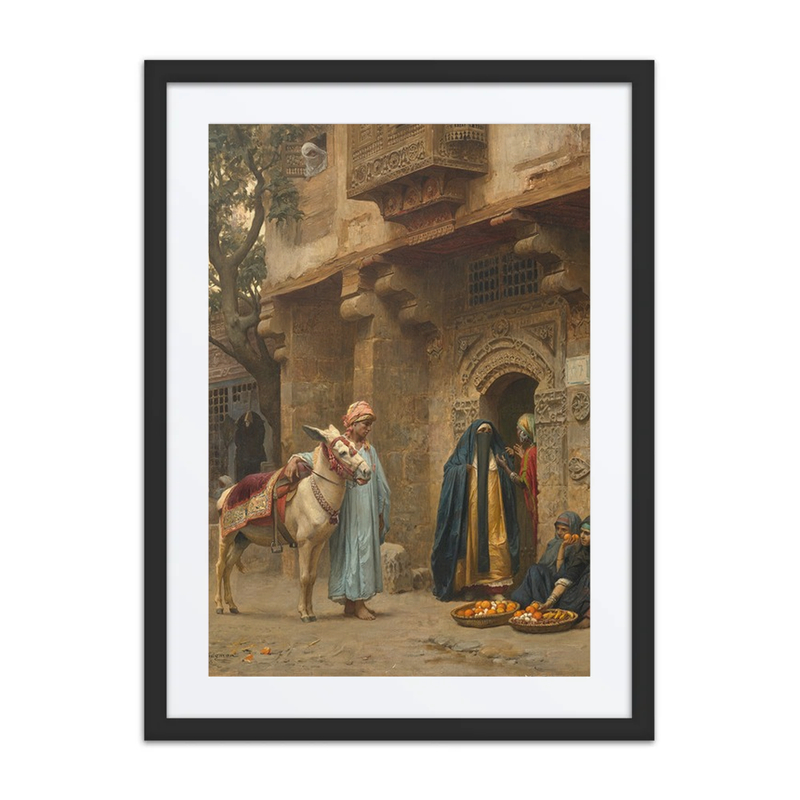 Arab Women Before a Door