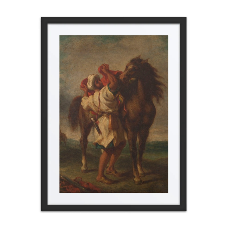 Arabe Sellant Son Cheval