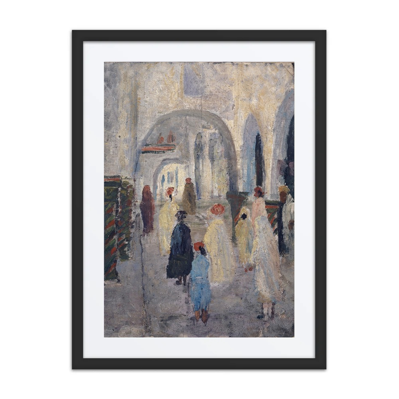 Arcaded Street in a North African Town