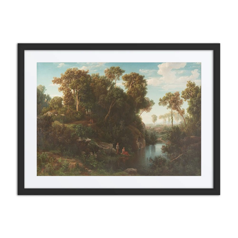 Arcadian Landscape with Bathers