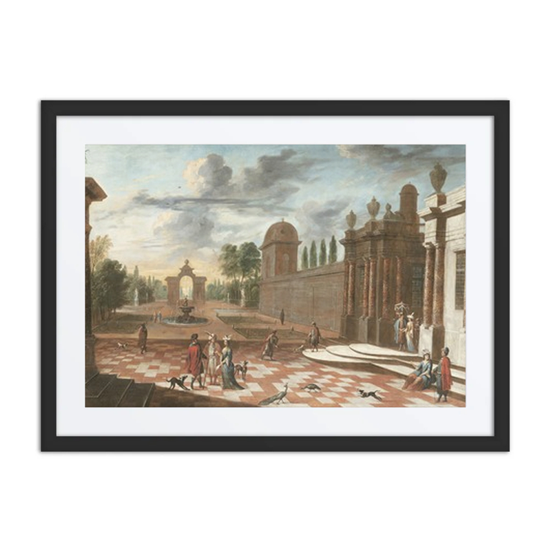 Architectural View with Figures