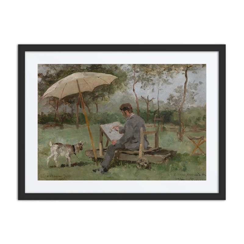 Armand Heins Painting Outdoors