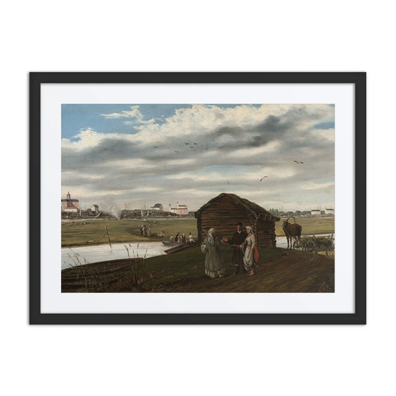At the Ferry – View of Pinsk