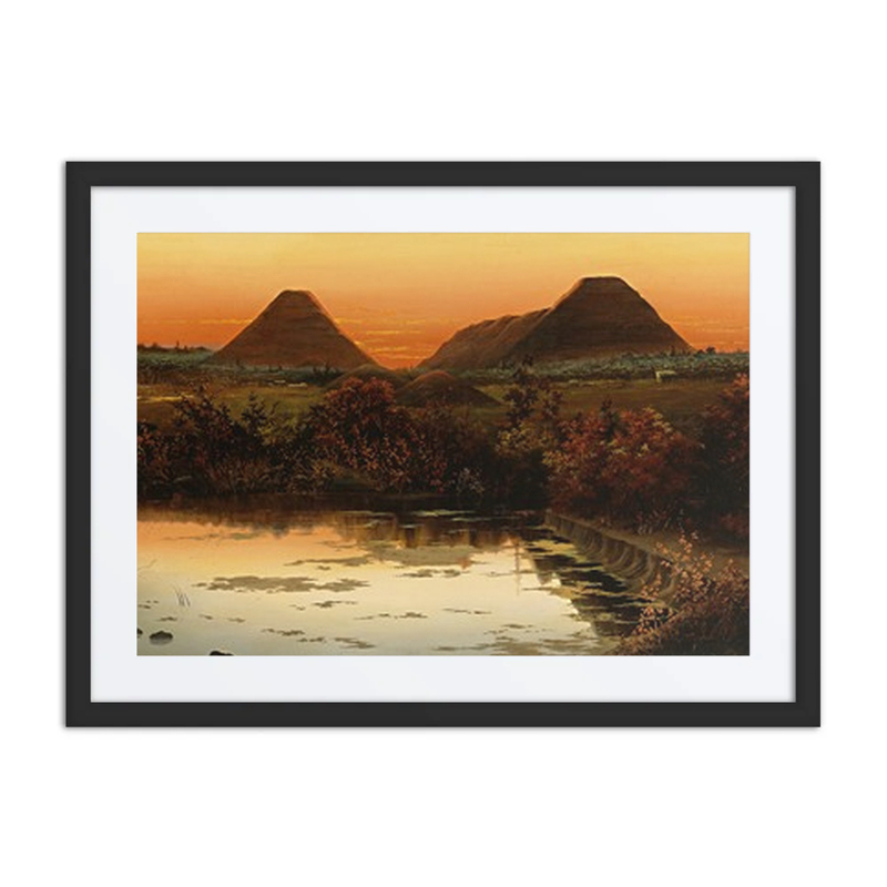 Atardecer Con Pirámides