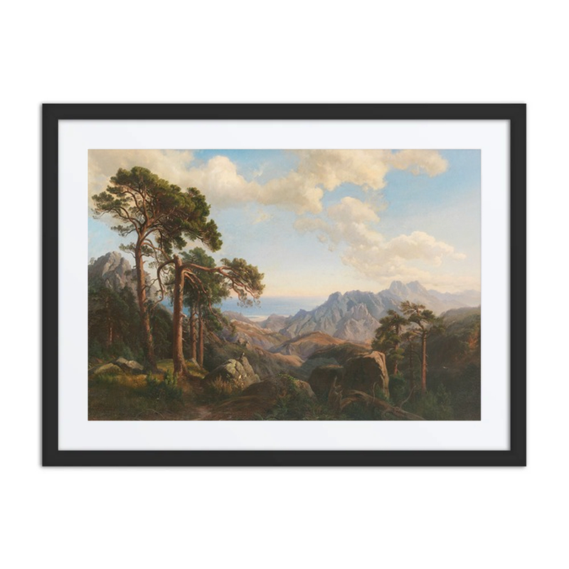 Aussicht Vom Col de Sorba