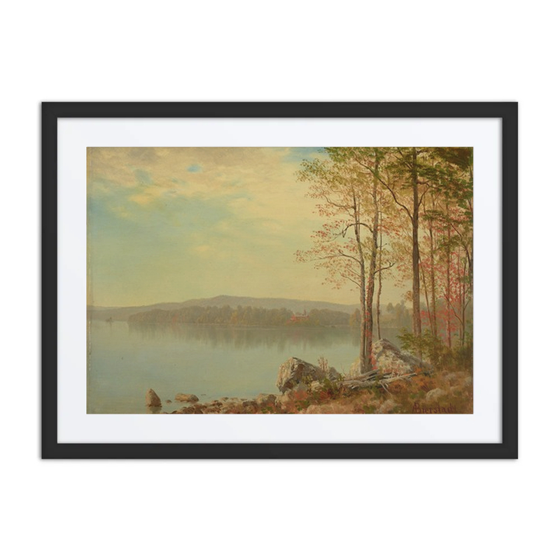 Autumn Lakeside Landscape