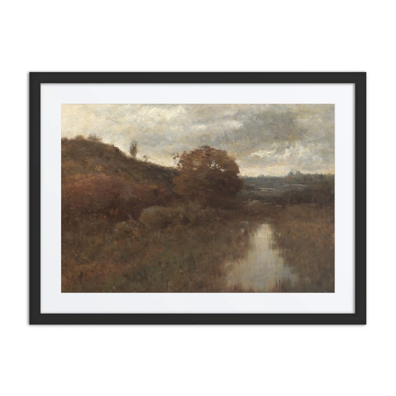 Autumn Landscape and Pool