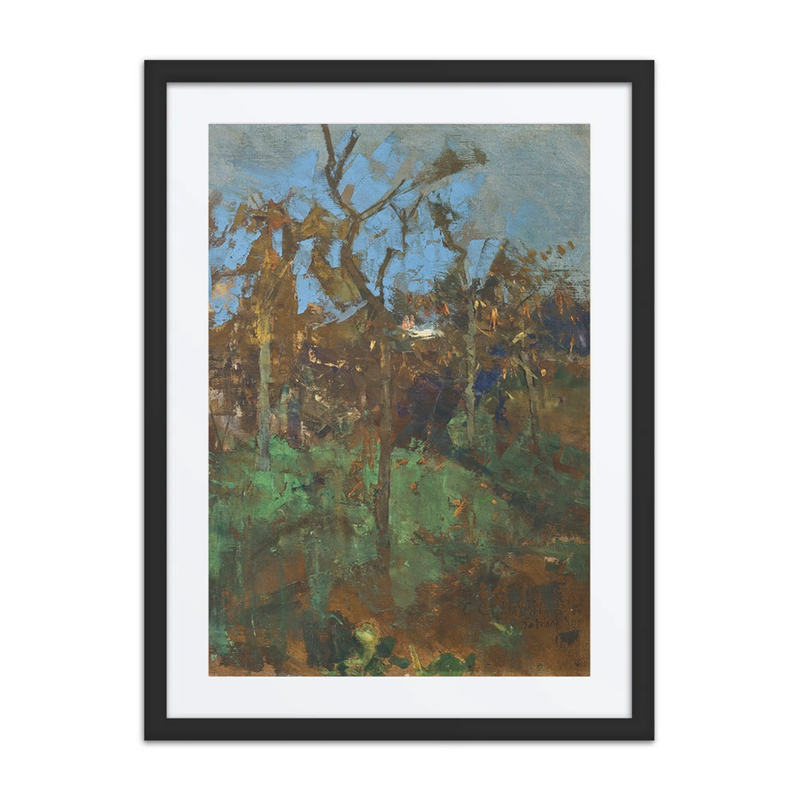 Autumn Landscape, Trees