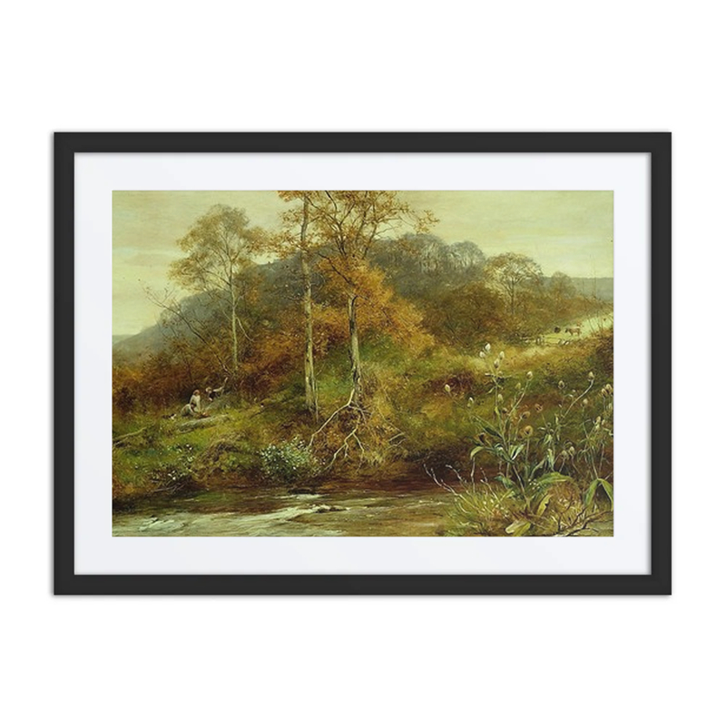 Autumn River Scene, the Brook