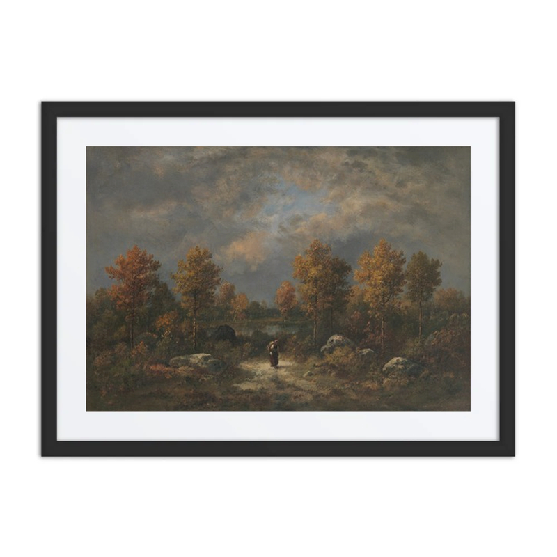 Autumn; the Woodland Pond