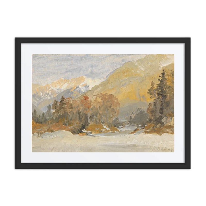 Autumnal Pre-Alpine Landscape Study