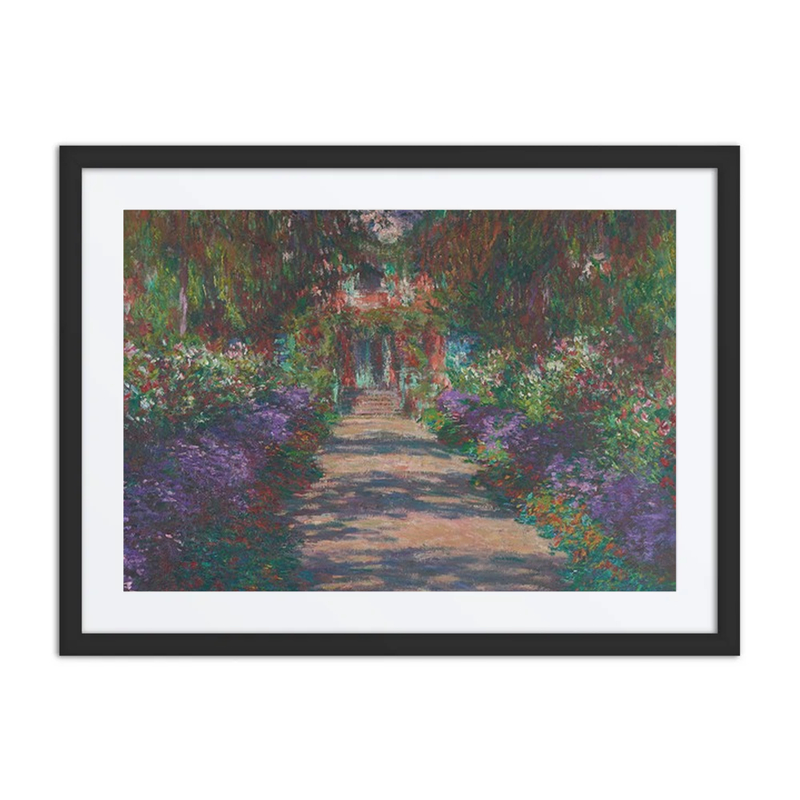 Avenue in monet’s Garden at Giverny