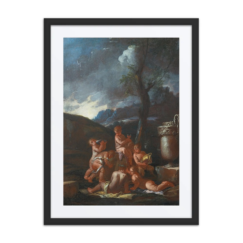 Bacchanal with Putti