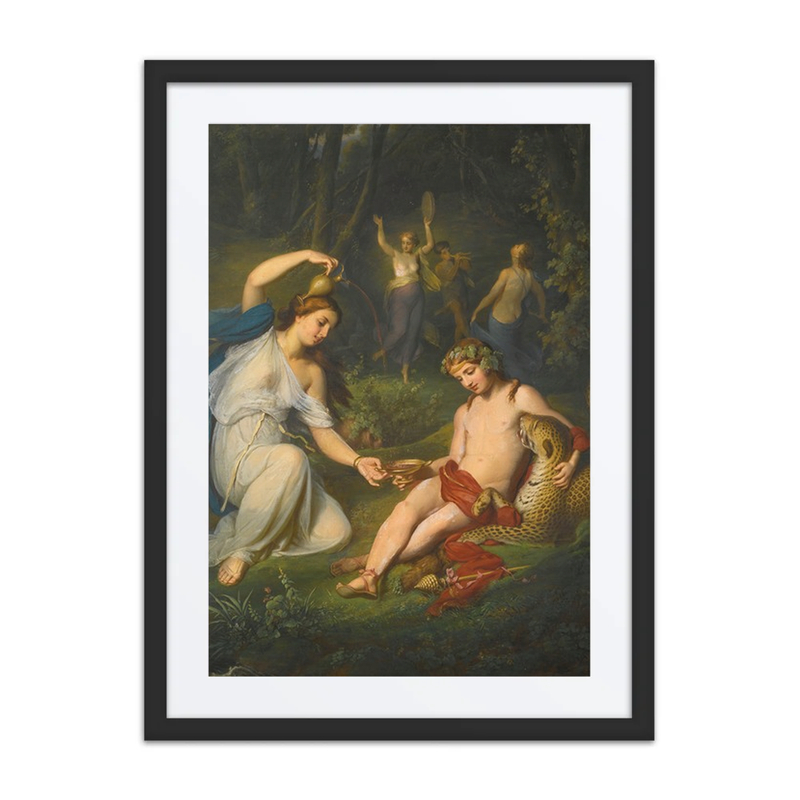 Bacchus with Leopard