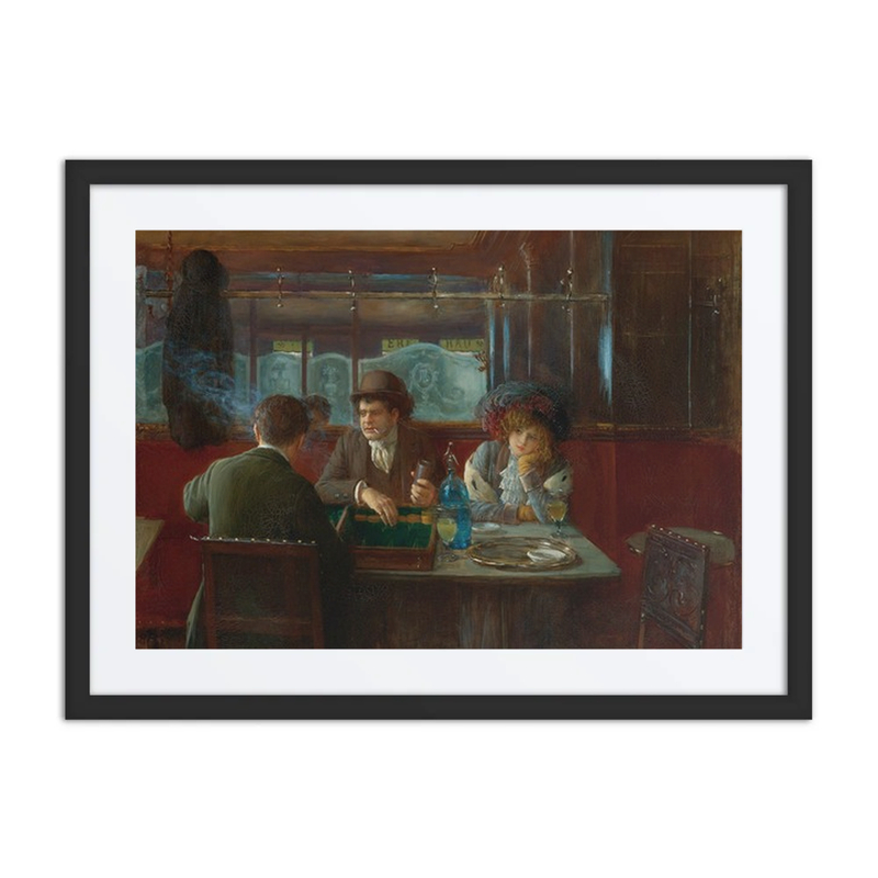 Backgammon at the Café