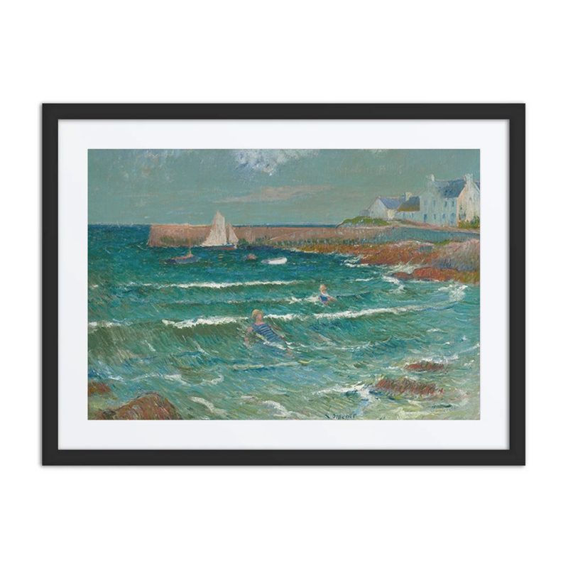 Baignade de Mer à Lomener