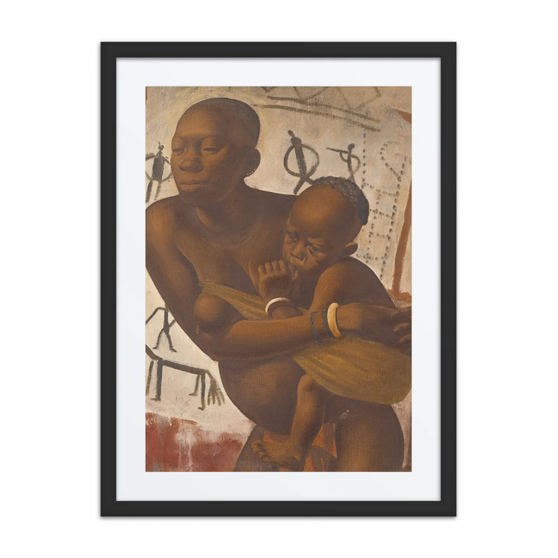 Banda Woman with Her Child