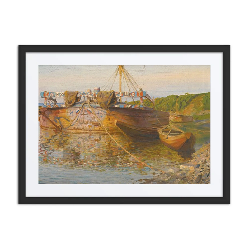 Barge on the River Oka