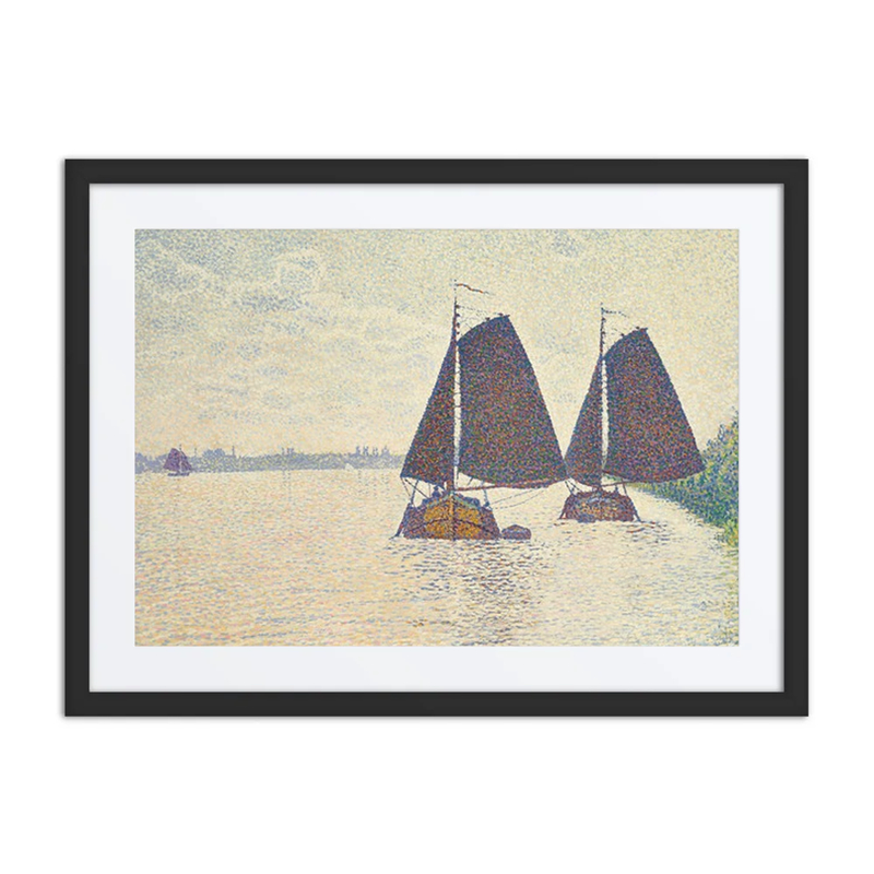 Barges on the Scheldt