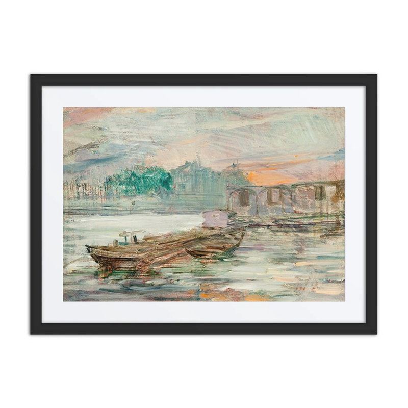 Barges on the Seine