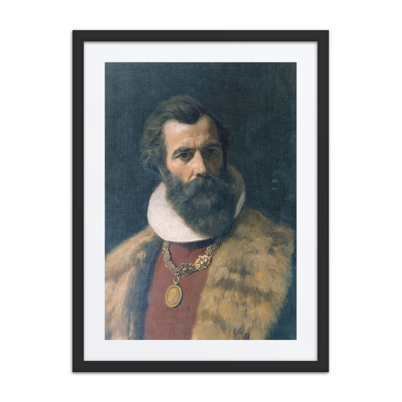 Bärtiger Mann in Altdeutscher Tracht