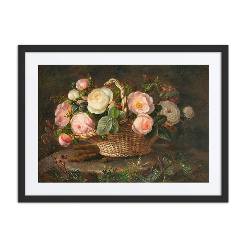 Basket with Roses