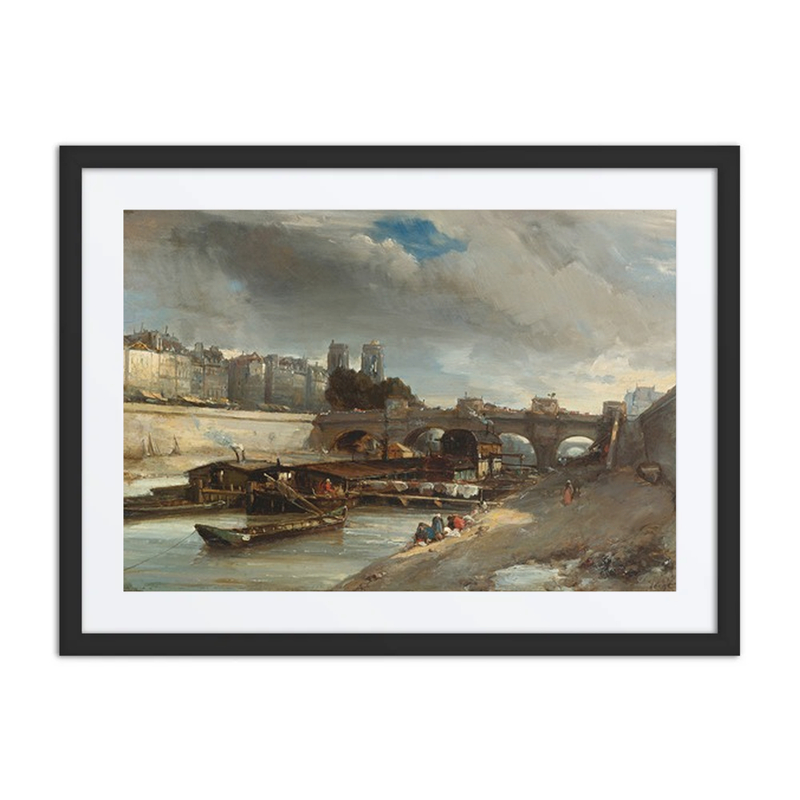 Bateau-Lavoir Près du Pont-Neuf, Paris