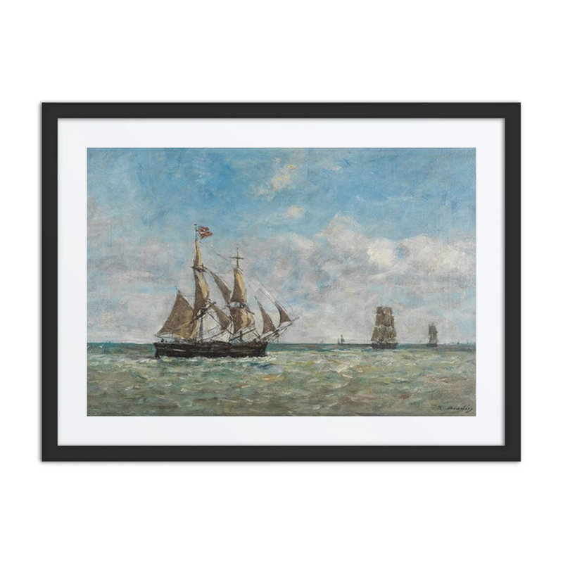 Bateaux de Pêche Devant Trouville