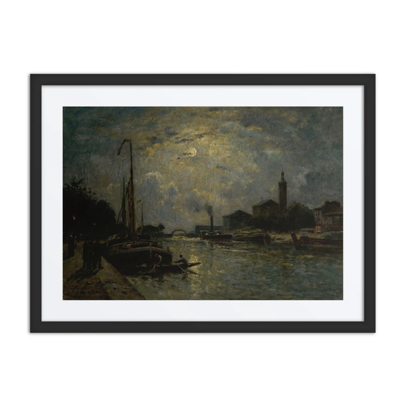 Bateaux sur le Fleuve, Clair de Lune
