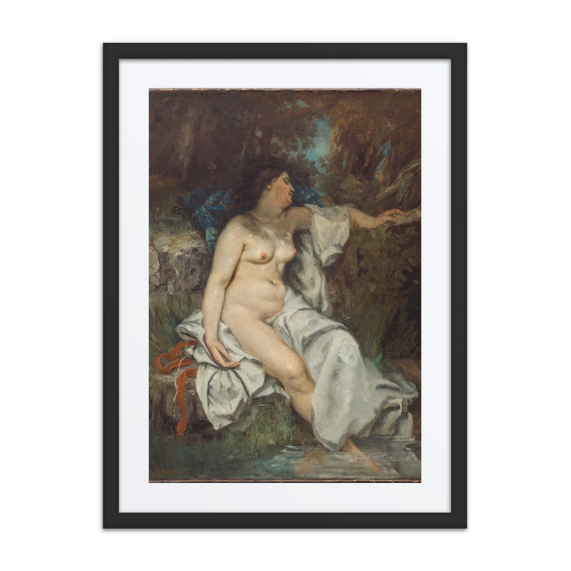 Bather Sleeping by a Brook