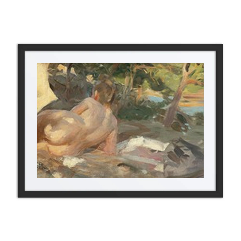 Bather with Parasol, Dalarö