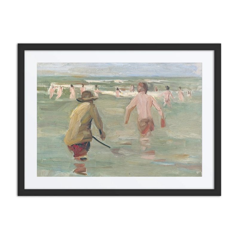 Bathing Boys with Crab Fisherman