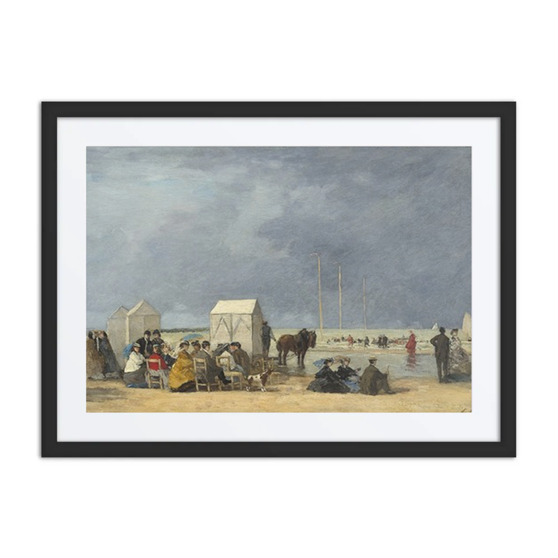 Bathing Time at Deauville