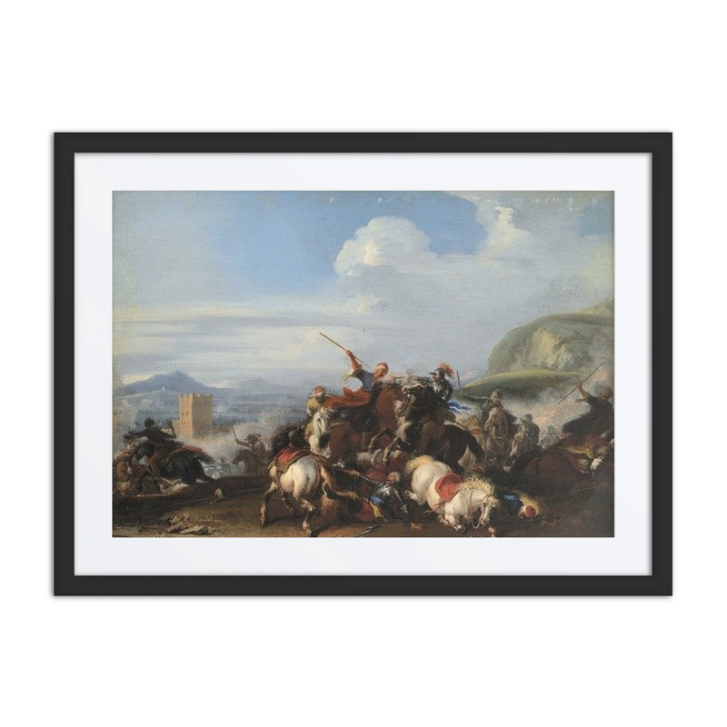 Battle Scene with Turkish Cavalry