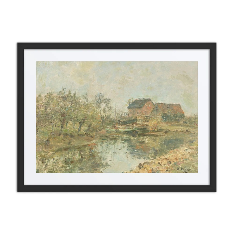 Bauerngehöft Mit Teich